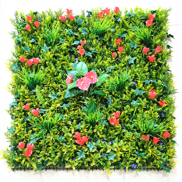 artificial plants wall grass