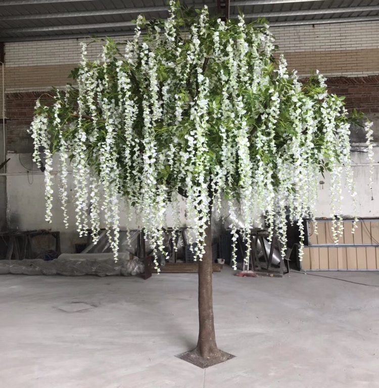 big artificial Willow tree