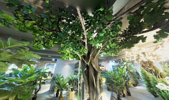 19-Display of Landscaping Big Artificial Banyan Tree