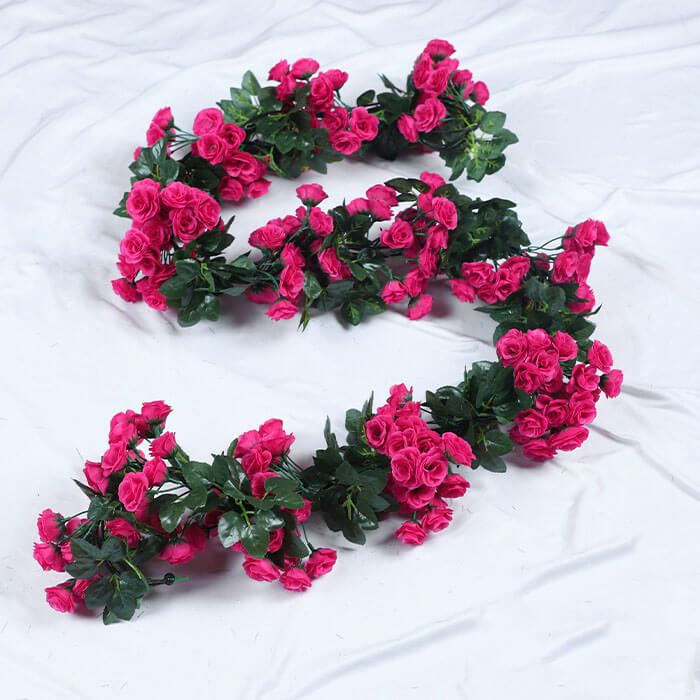 69 head Red Rose Garland