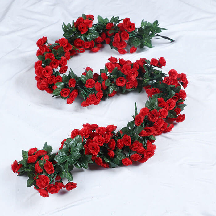 69 head Red Rose Garland