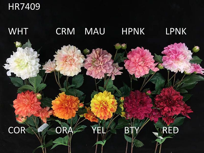 Artificial Dahlia Flowers