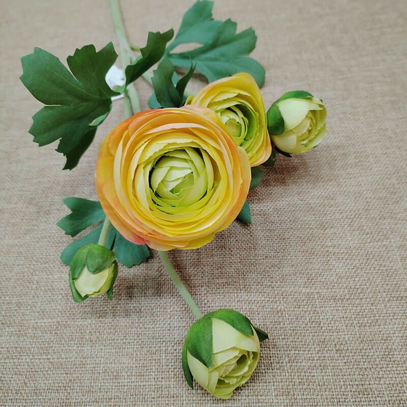 fake ranunculus flowers