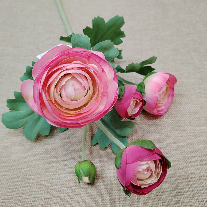 fake ranunculus flowers