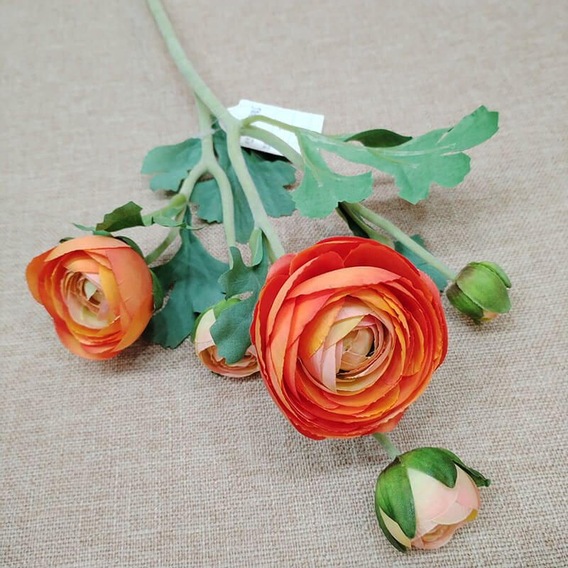 fake ranunculus flowers