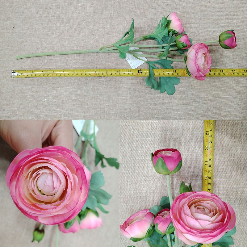 fake ranunculus flowers