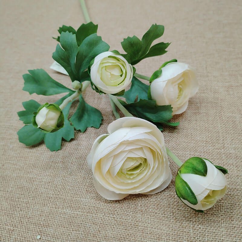 fake ranunculus flowers