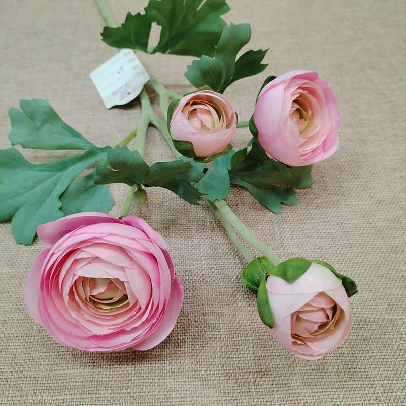 fake ranunculus flowers