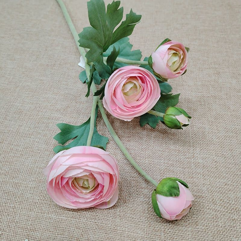 fake ranunculus flowers