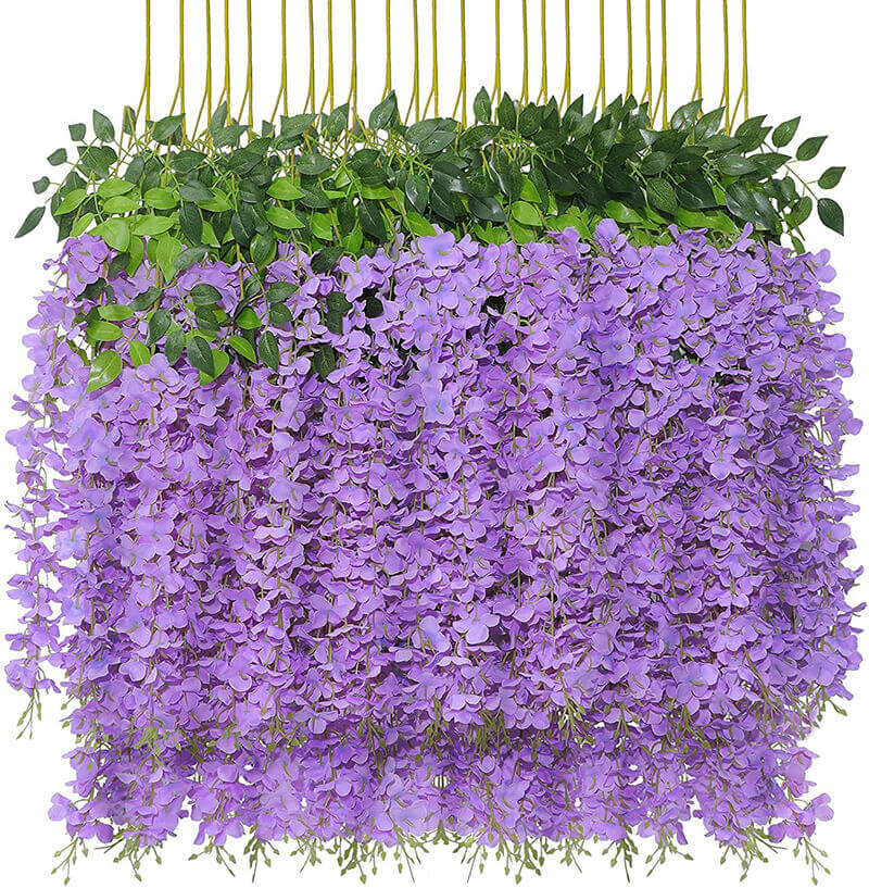 Wisteria garlands