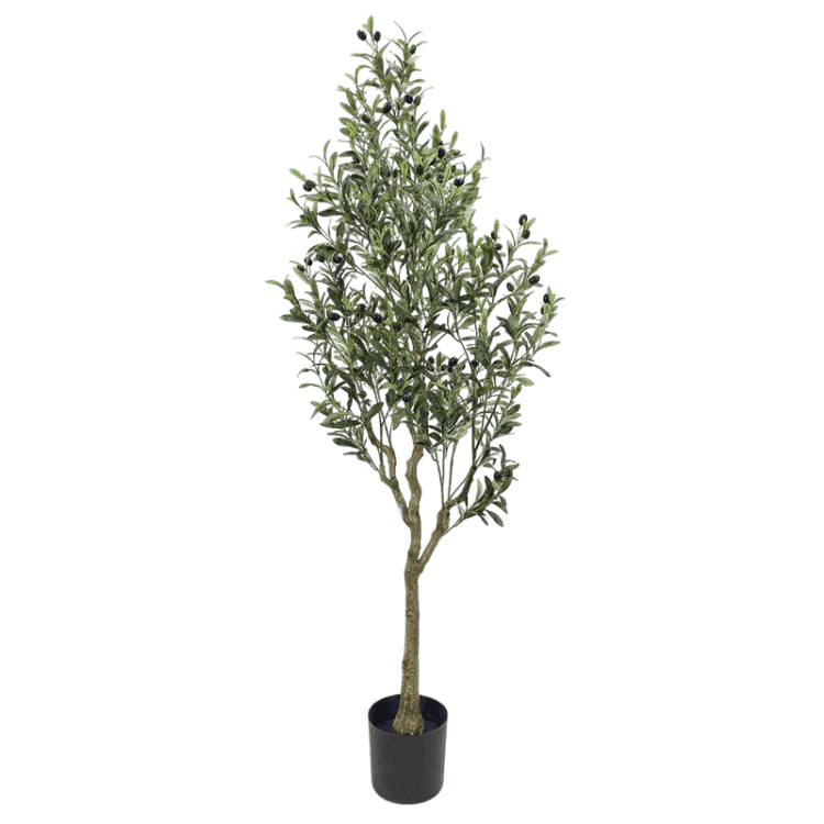 artificial olive tree with pot