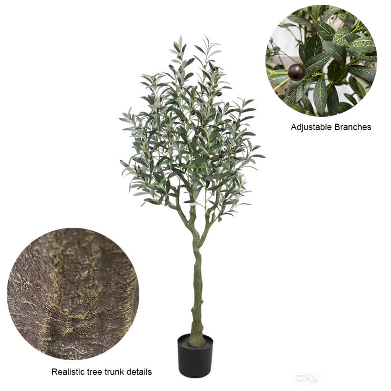 Custom Decorative Artificial Olive Tree – Perfect for Home and Office Indoor Decor