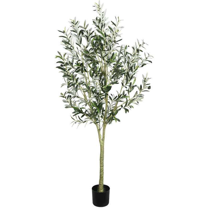 Artificial Plant Olive Tree – Realistic Faux Olive Tree for Home Decor